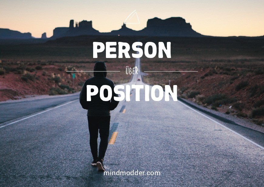 PERSON ÜBER POSITION