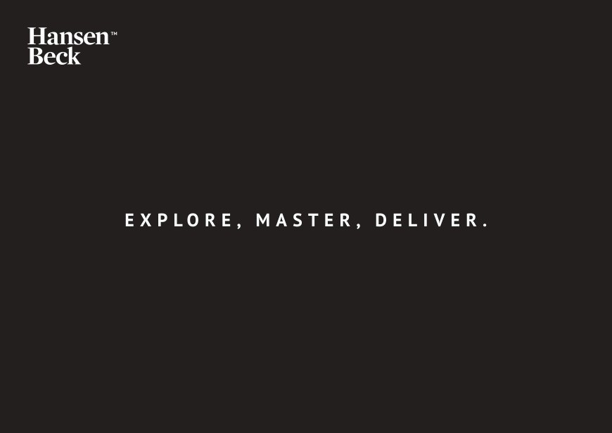 EXPLORE. MASTER. DELIVER.